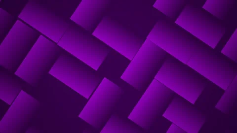 Dynamic animation of diagonally moving blocks on a purple background background Stock Footage 243567399