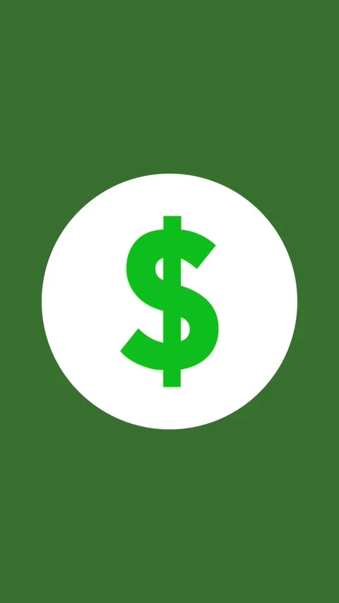 A dynamic animation displays a solid white circle appearing on dark green b.. 動画素材 331811739