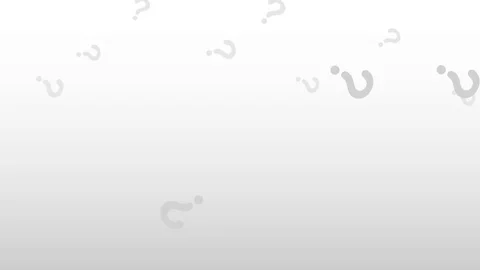 Dynamic Animation  falling question marks, signs on grey background  Stock Footage 120085334
