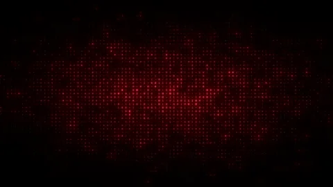 Dynamic animation of flashing binary digits particles pattern. Seamless loop 스톡 동영상 150068466
