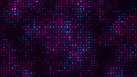 Dynamic animation of flashing binary digits particles pattern. Seamless loop 스톡 동영상 155869821