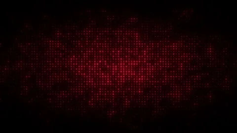 Dynamic animation of flashing binary digits particles pattern. Seamless loop 스톡 동영상 160085998