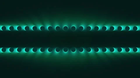 Dynamic animation of glowing circular patterns on a dark background Stock Footage 301302465