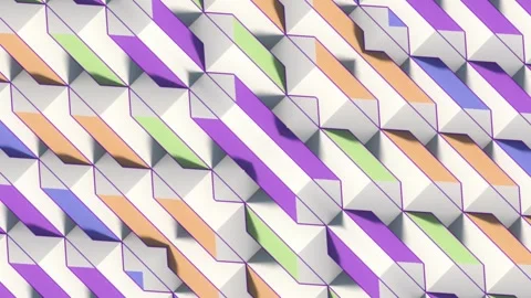 Dynamic animation with a pulsating, kaleidoscopic pattern. A graphic background Stock Footage 329220346