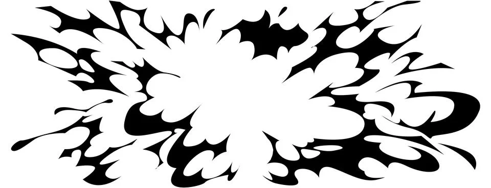 Dynamic anime comic burst Stock Illustration