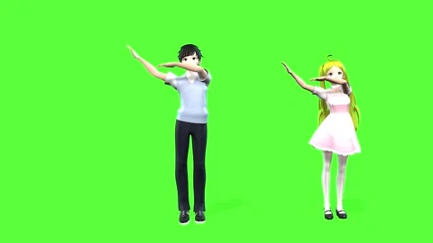 Dynamic Anime Movement for Education Content Stock Footage 319534013