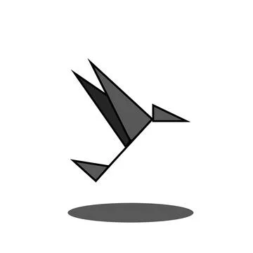 Dynamic Arrow of bird Design: Symbolizing Progress and Direction. Stock Illustration