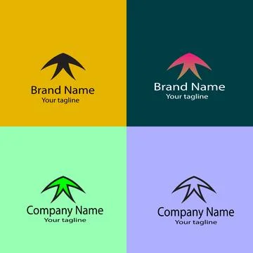 Dynamic Arrow Emblem logo Stock Illustration