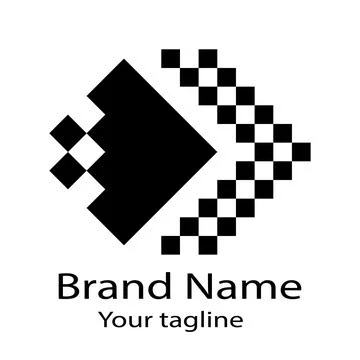 The Dynamic Arrow: Symbol of Progress and Transformation logo Stock Illustration