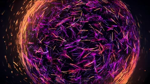 Dynamic artistic loop of vibrant stopmotion animation in 4k Stock-Footage 315347510