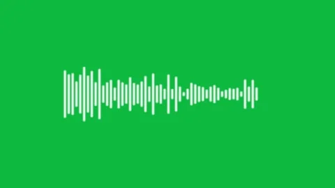 Dynamic audio spectrum animation on green screen background 스톡 동영상 346490675