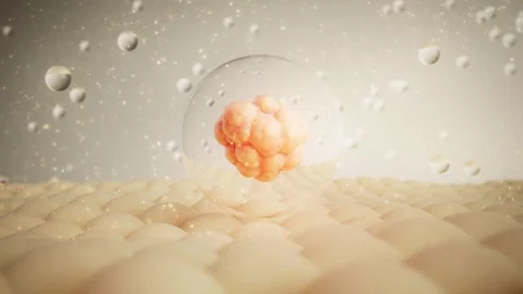 The dynamic background of cells from a microscopic perspective Stock Footage 320873284