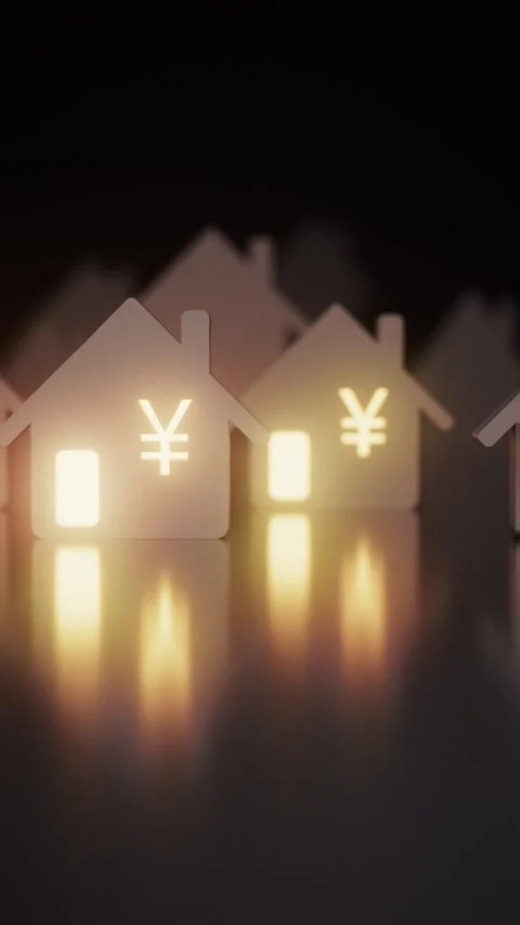 Dynamic background of the financial and real estate concepts Видео 334029089