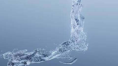 Dynamic background of flowing water ripples 库存影片 320876963