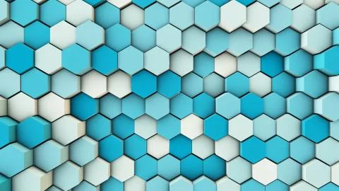 Dynamic background from hexagonal pipes 스톡 일러스트