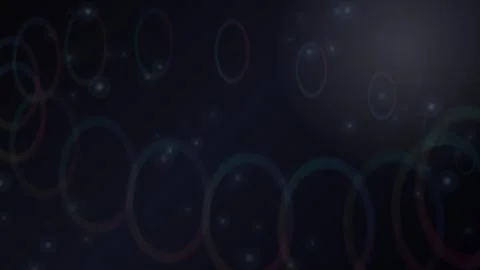 Dynamic background with light circles and soft glow effects Stock Footage 337064470