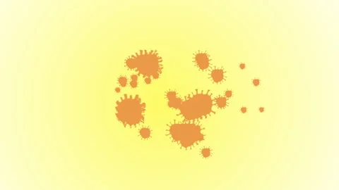 Dynamic background with moving viruses Stock-Footage 162625766