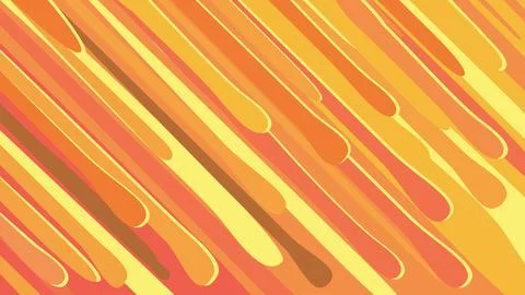 Dynamic background orange lines. Vector illustration Stock Illustration