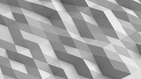 Dynamic background of randomly moving geometric shapes in gray tones Stock Footage 170863958