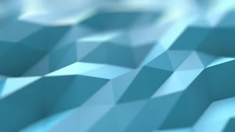 A dynamic background of randomly moving geometric shapes, made in blue tones Stock Footage 170863969