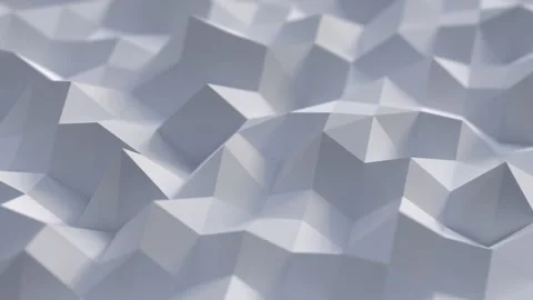 Dynamic background of randomly moving geometric shapes in gray tones Stock Footage 195231631