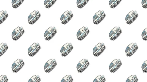 Dynamic background showcasing a fleet of delivery trucks and motorbikes Stock Footage 325720101