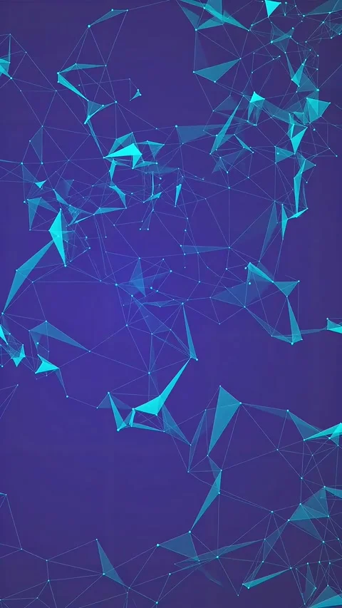 Dynamic background video with network technology connotation. Video stock 301371442