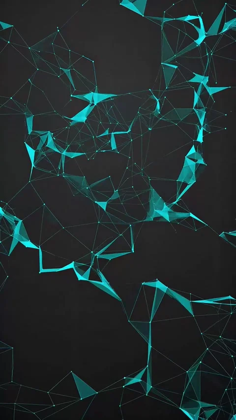 Dynamic background video with network technology connotation. Video stock 301371445