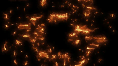 Dynamic background of virtual circuit board with chip. cyclical animation on  Stock Footage 165779703