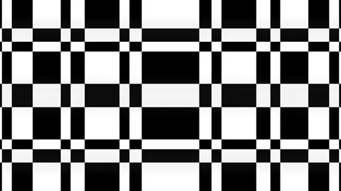 Dynamic Bars Twist and Merge with Striking Patterns 스톡 동영상 291082007