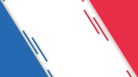 Dynamic Bastille Day Celebration Background with Modern French Flag Colors. 動画素材 340055473