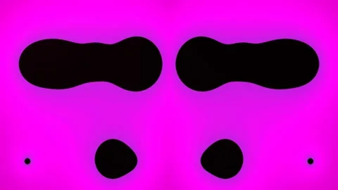Dynamic bear silhouette shapes: Abstract black animal figures against blue .. Stock Footage 333441118