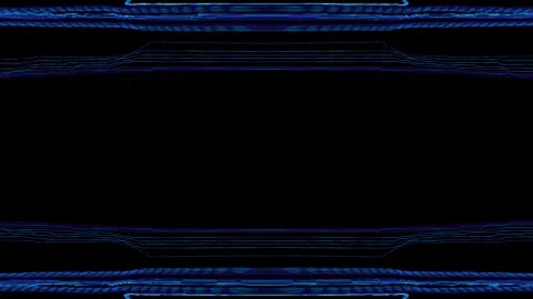 Dynamic Bilateral Irregular Contour Flow  Fast Glitch Lines VJ Visual Techno Stock Footage 323769541