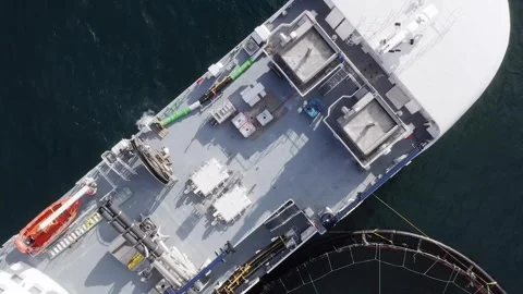 Dynamic, bird's eye view drone shot of a... | Stock Video | Pond5