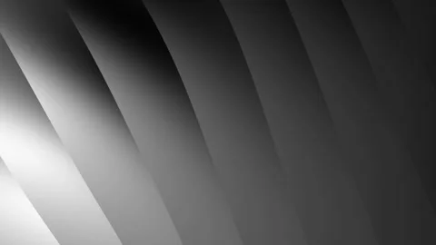 Dynamic black and white abstract motion patterns with sleek diagonal lines Stock Footage 315402049