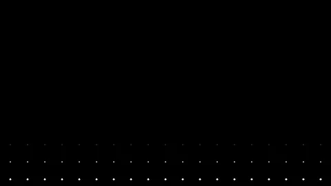 Dynamic black and white composition with dots scaling. Retro and vintage pattern Stock Footage 127863920