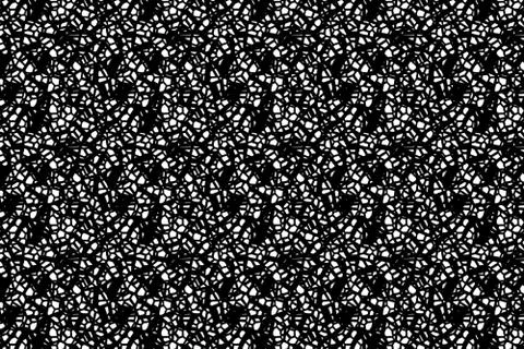 Dynamic black and white mesh texture pattern creative abstract background. Stock Illustration