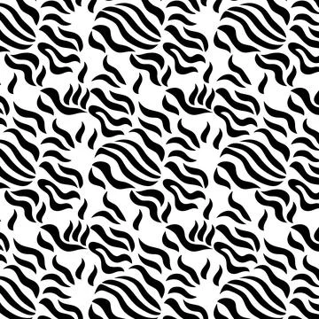 Dynamic Black and White Optical Stripe Pattern for Creative Design Stock Illustration