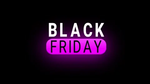 Dynamic Black Friday Promo Title Reveal on Black background 動画素材 321191862