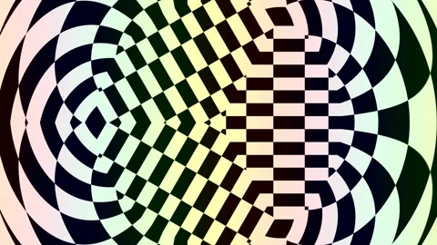 Dynamic black white checkered abstract pattern background for digital design Stock Footage 337567683