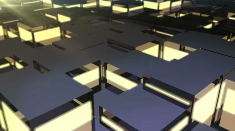 Dynamic block platform Stock Footage 41288519