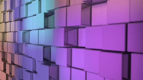 Dynamic block wall Stock Footage 41287442