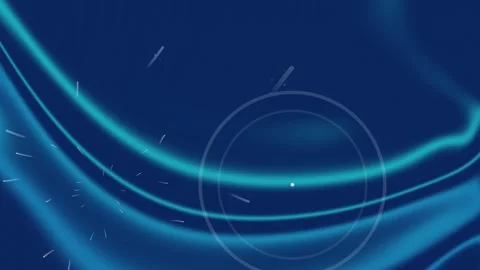 Dynamic blue abstract background featuring fluid-like light patterns in con.. Stock Footage 328889305