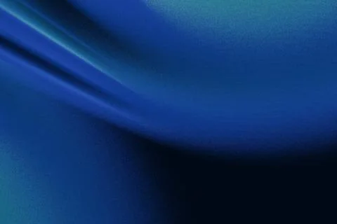 Dynamic blue abstract features smooth flowing curves and deep gradients. So.. Stock Illustration