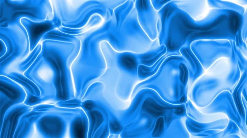 Dynamic Blue Abstract Liquid Plasma Flowing Seamless Glowing Energy Light B.. Stock Footage 342474351