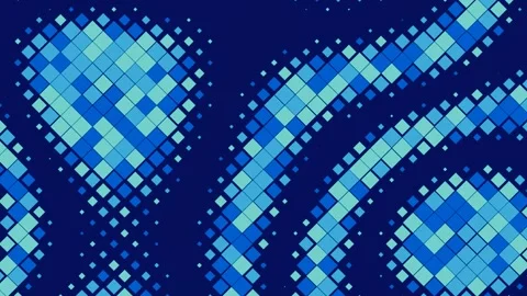 Dynamic blue and aqua patterns for electrifying VJ performances and music events Stock Footage 293065232