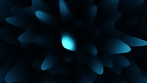 Dynamic blue and black abstract circle design Stockbeeldmateriaal 315102047