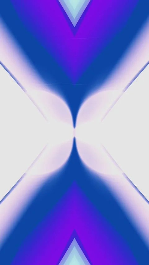 Dynamic Blue and Purple Shapes Symmetrical Abstract Animation Stock Footage 341302585