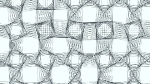 Dynamic blue and white abstract pattern with wavy zigzag lines Stock Footage 292938815