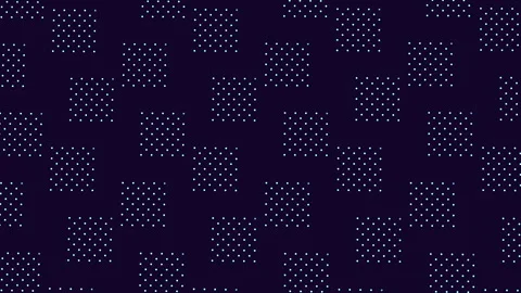 Dynamic blue and white pattern with diagonal squares and rectangles Stock Footage 267051736